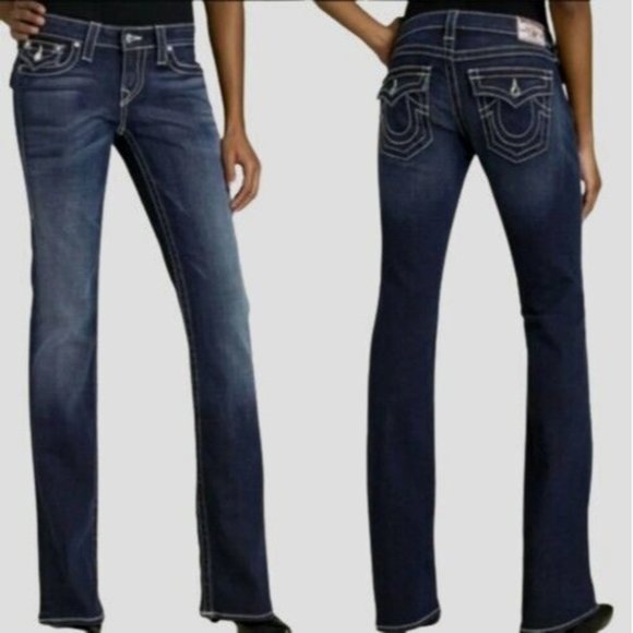True Religion Denim - True Religion Disco Becky Big T, Women's Bootcut Jeans Size 27